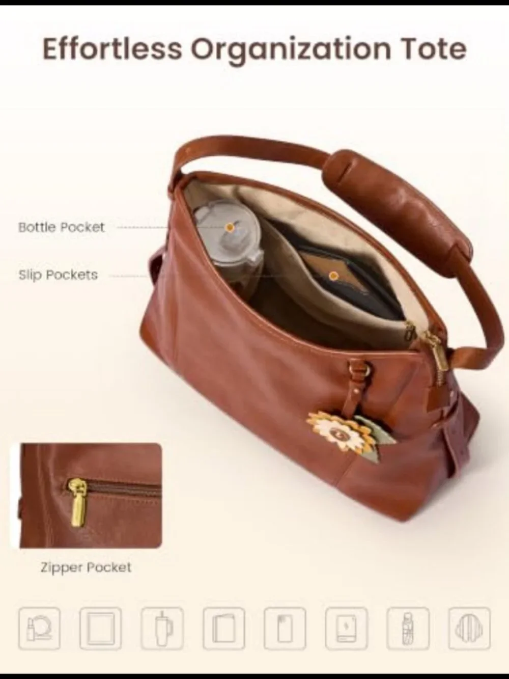 LOVEVOOK Hobo Shoulder Bag Crossbody Purse PU Leather
